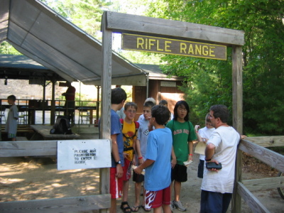 leaving rifle range